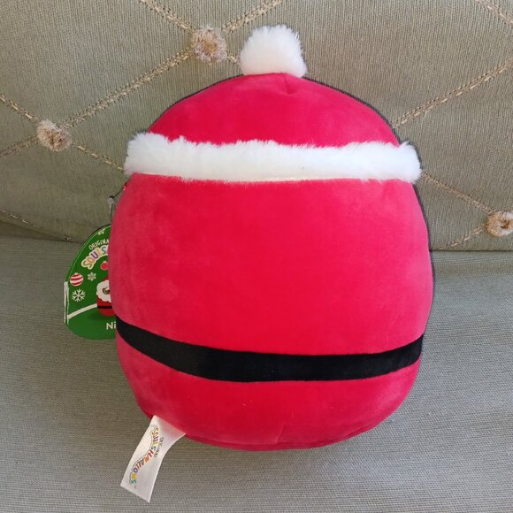 Squishmallows 8" St. Nick Santa Little Plush with Holly New With Tag - Picture 2 of 4
